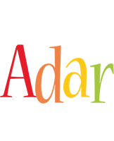Adar birthday logo