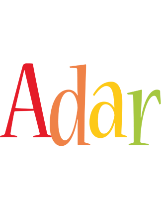 Adar birthday logo