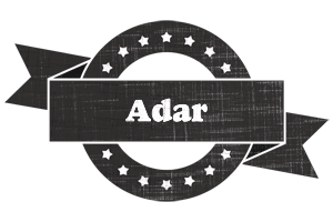 Adar grunge logo