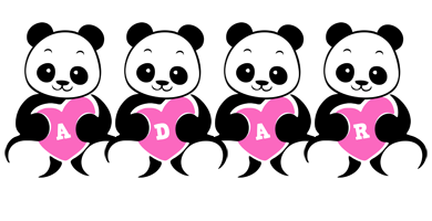 Adar love-panda logo