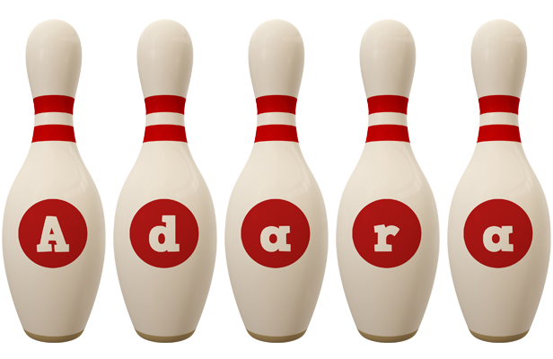 Adara bowling-pin logo