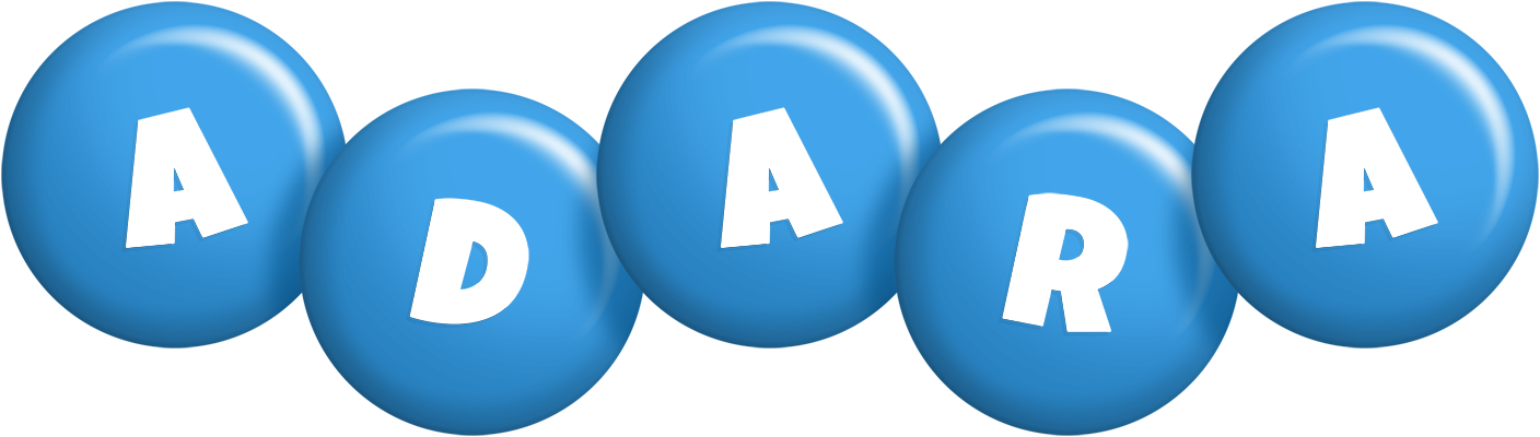 Adara candy-blue logo