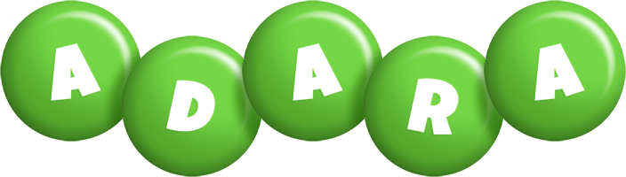 Adara candy-green logo