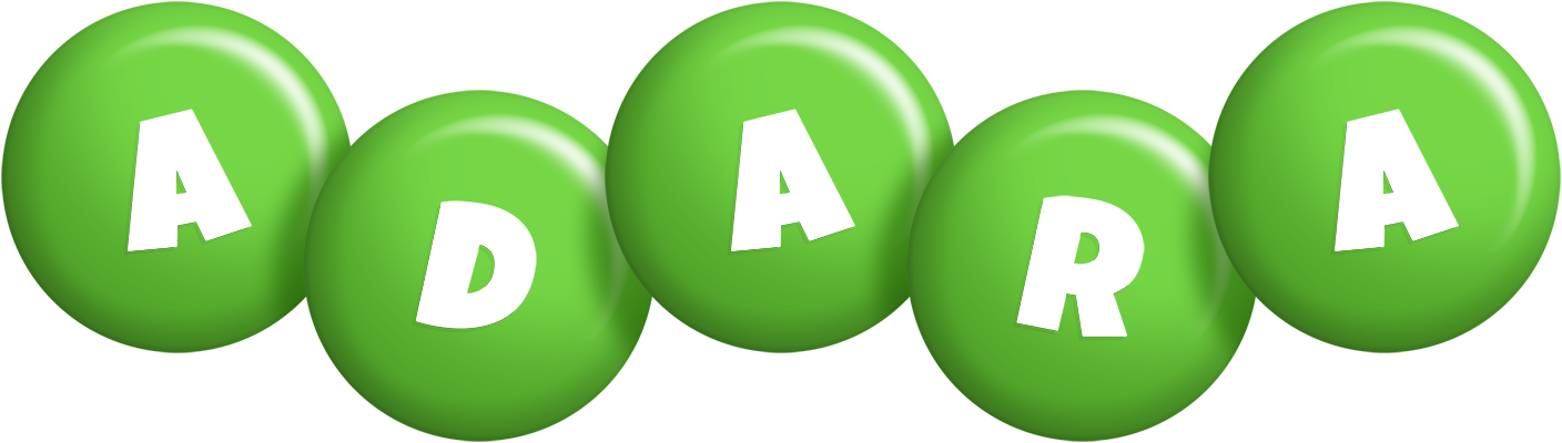 Adara candy-green logo