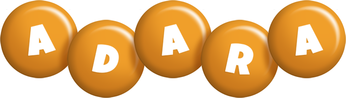 Adara candy-orange logo