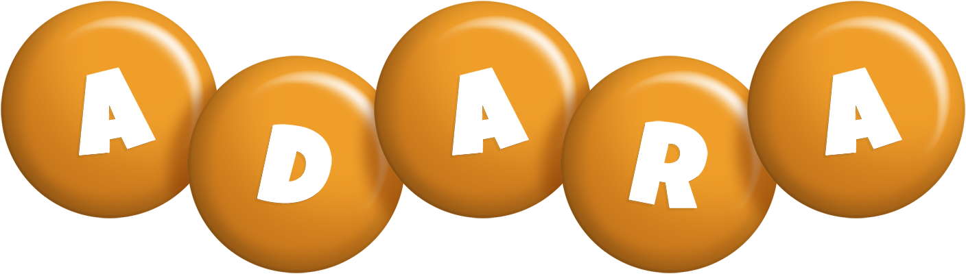 Adara candy-orange logo