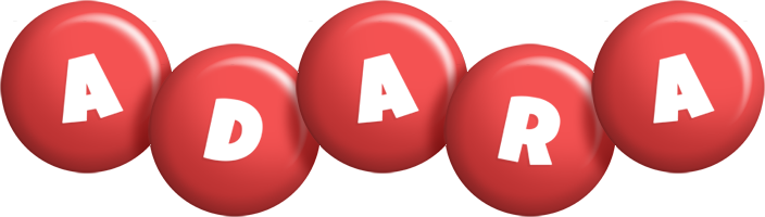 Adara candy-red logo