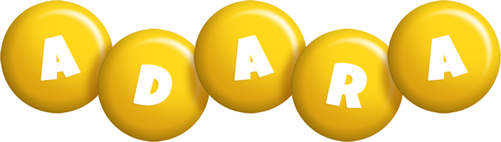 Adara candy-yellow logo