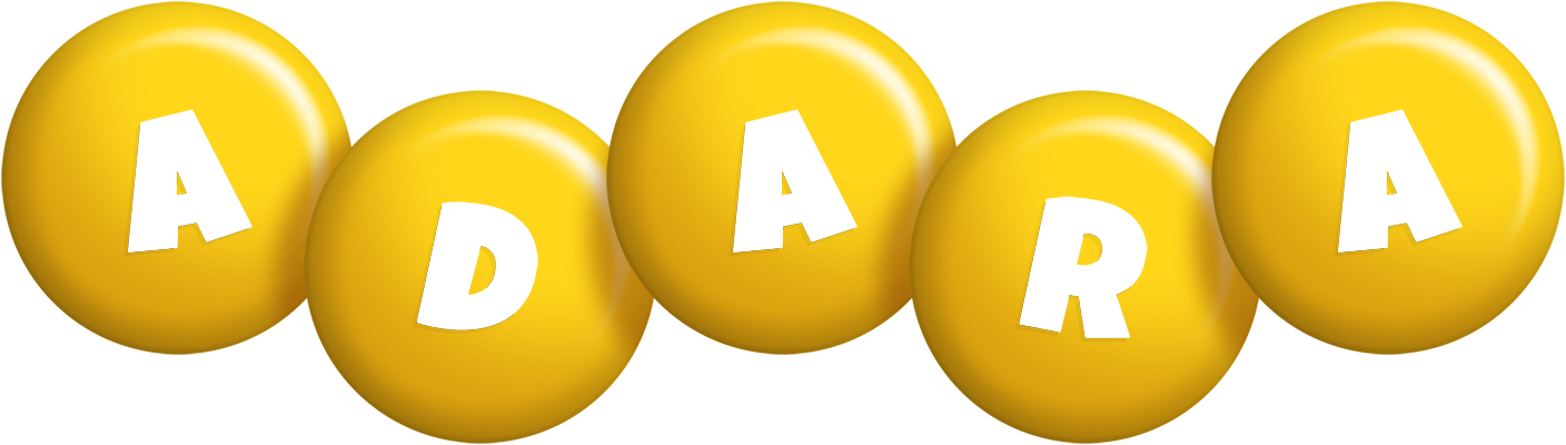 Adara candy-yellow logo
