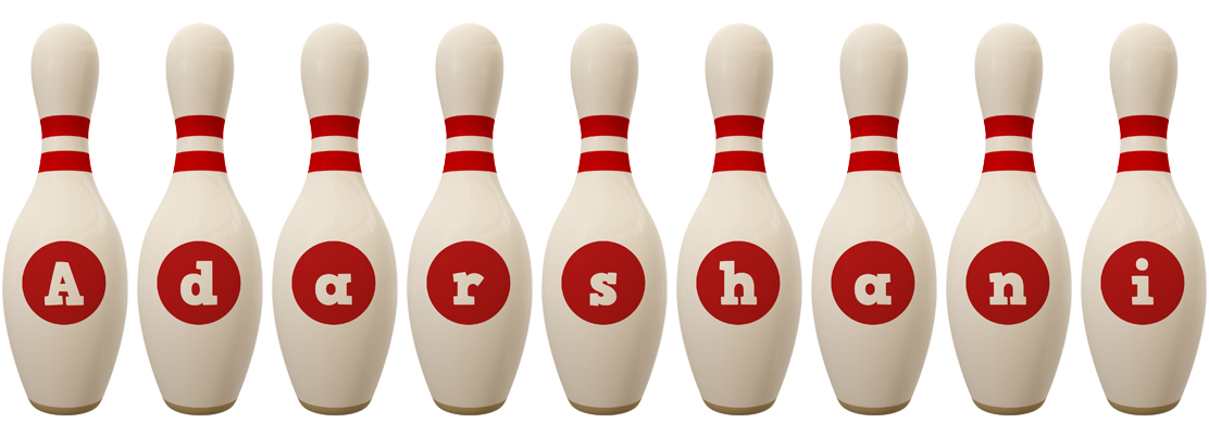 Adarshani bowling-pin logo