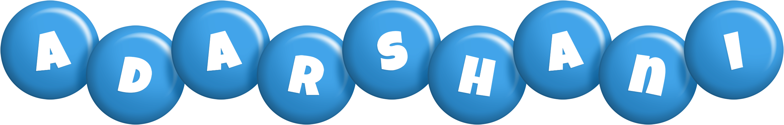 Adarshani candy-blue logo
