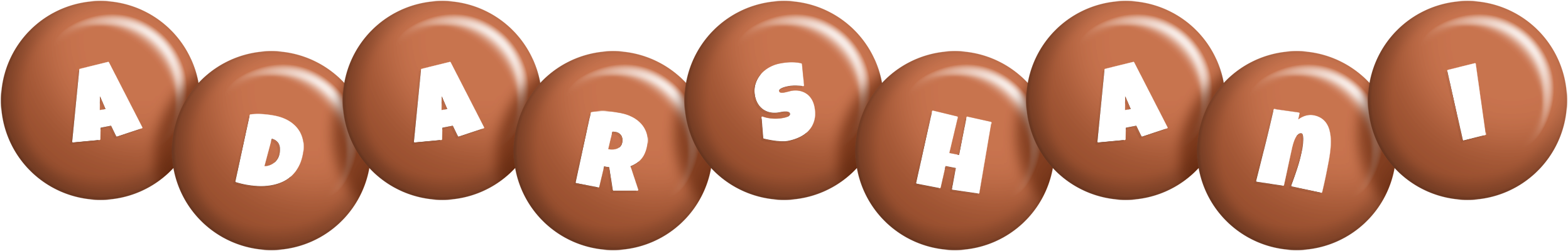 Adarshani candy-brown logo