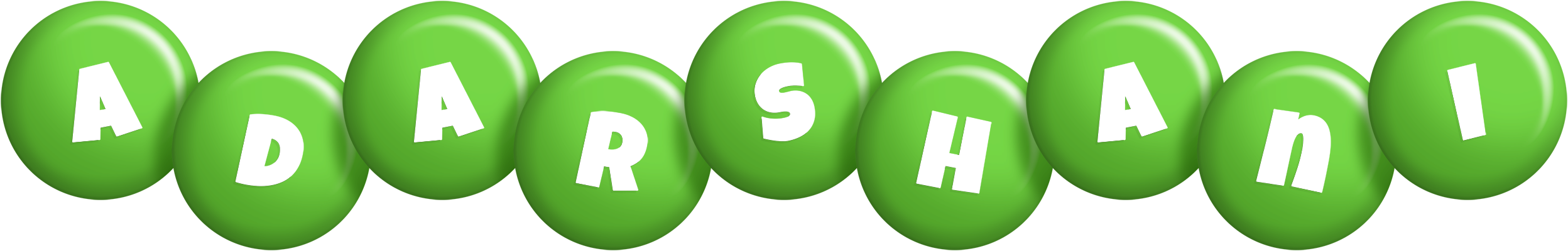 Adarshani candy-green logo