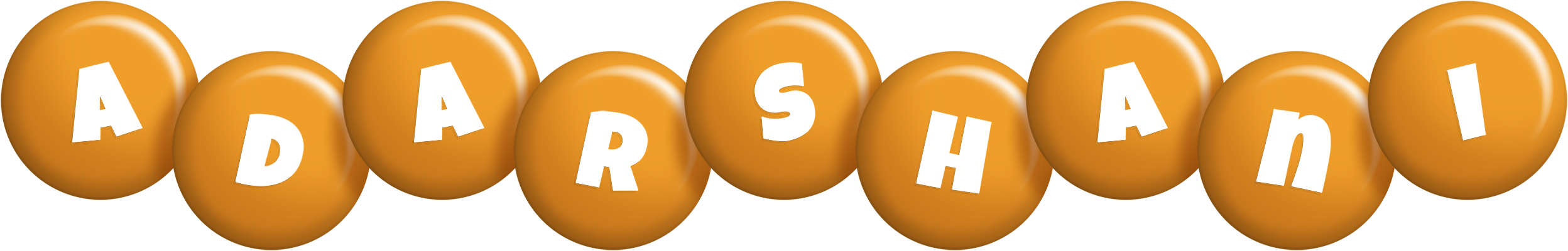 Adarshani candy-orange logo