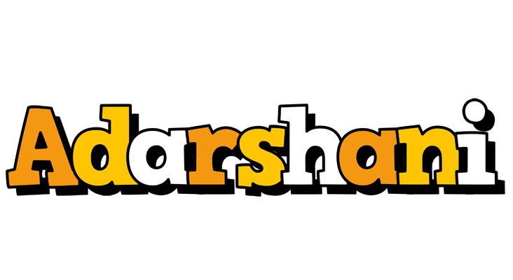 Adarshani cartoon logo