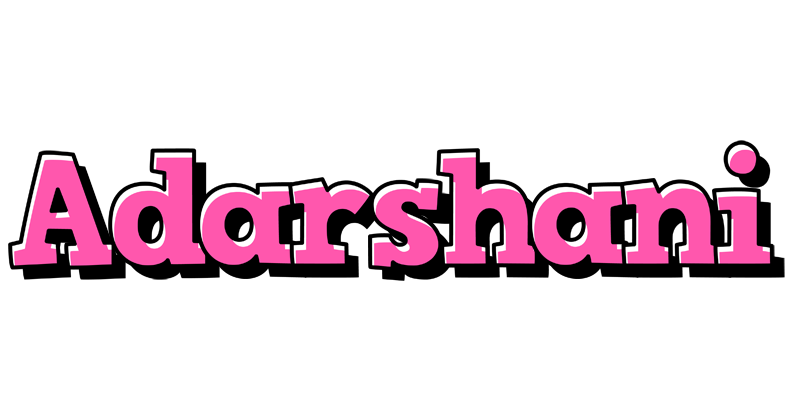 Adarshani girlish logo