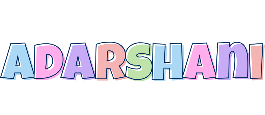 Adarshani pastel logo