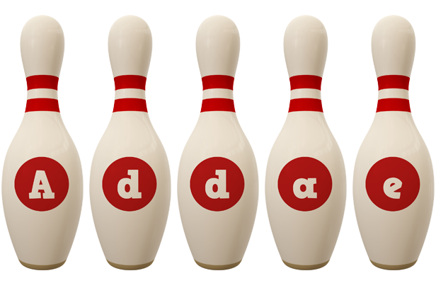 Addae bowling-pin logo