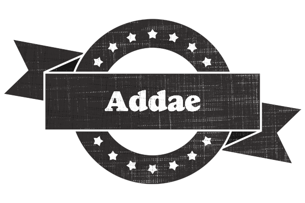 Addae grunge logo