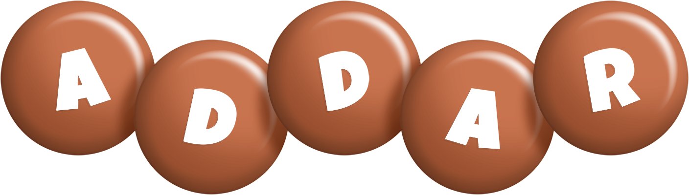 Addar candy-brown logo