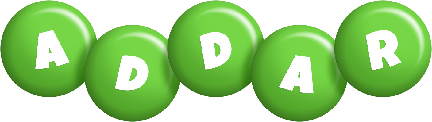 Addar candy-green logo