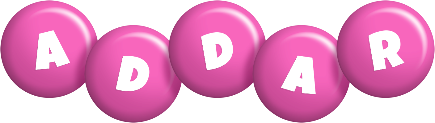Addar candy-pink logo