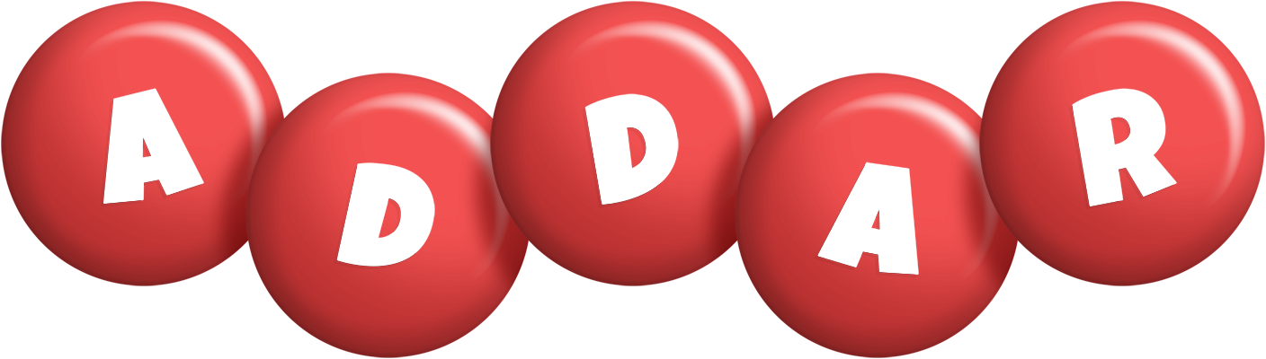 Addar candy-red logo