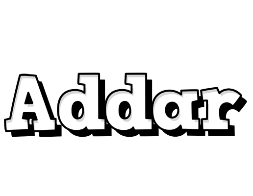 Addar snowing logo