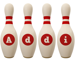 Addi bowling-pin logo