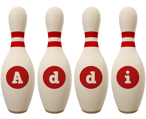Addi bowling-pin logo