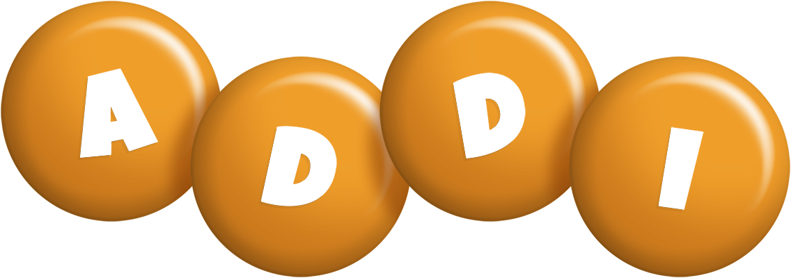 Addi candy-orange logo