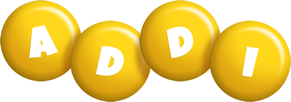 Addi candy-yellow logo