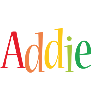 Addie birthday logo