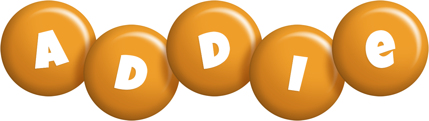 Addie candy-orange logo