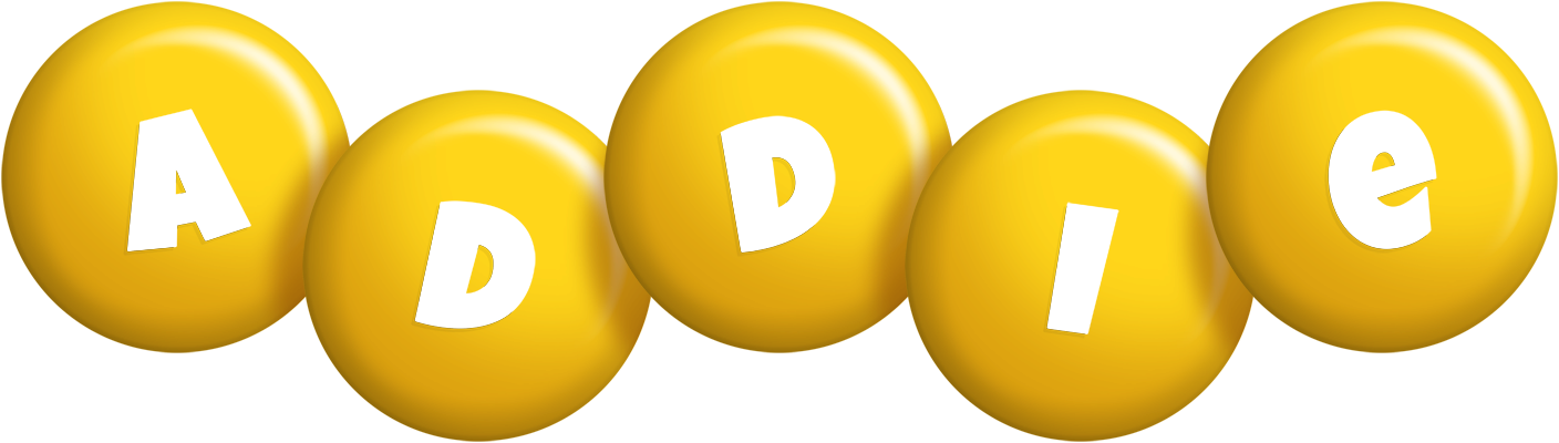 Addie candy-yellow logo