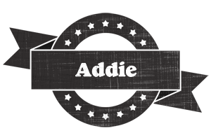 Addie grunge logo