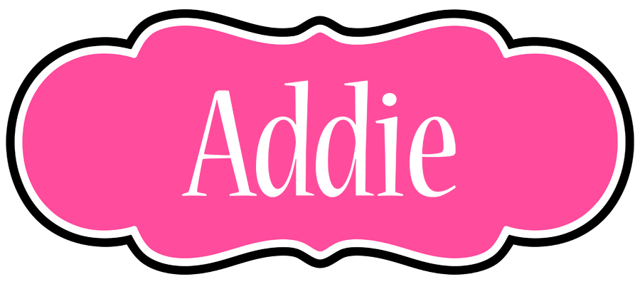 Addie invitation logo