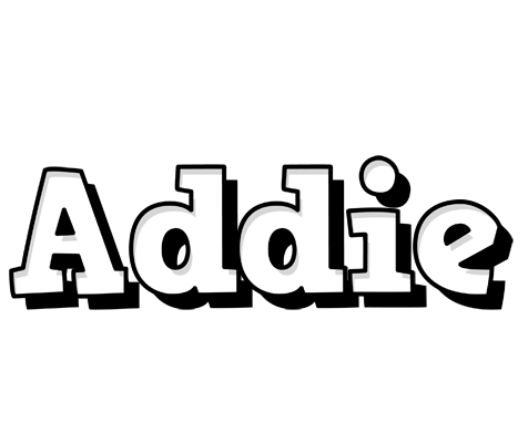 Addie snowing logo