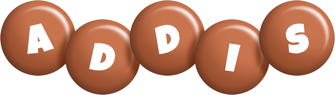 Addis candy-brown logo