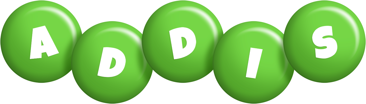 Addis candy-green logo