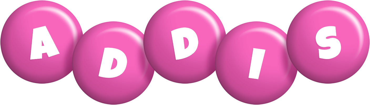 Addis candy-pink logo