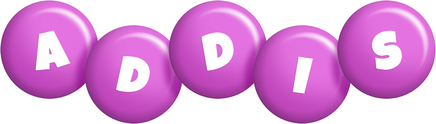Addis candy-purple logo