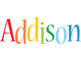 Addison birthday logo