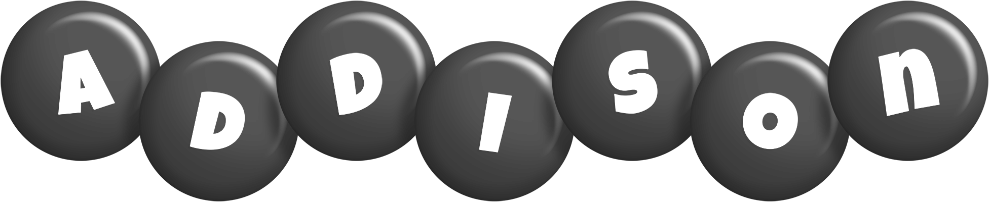 Addison candy-black logo