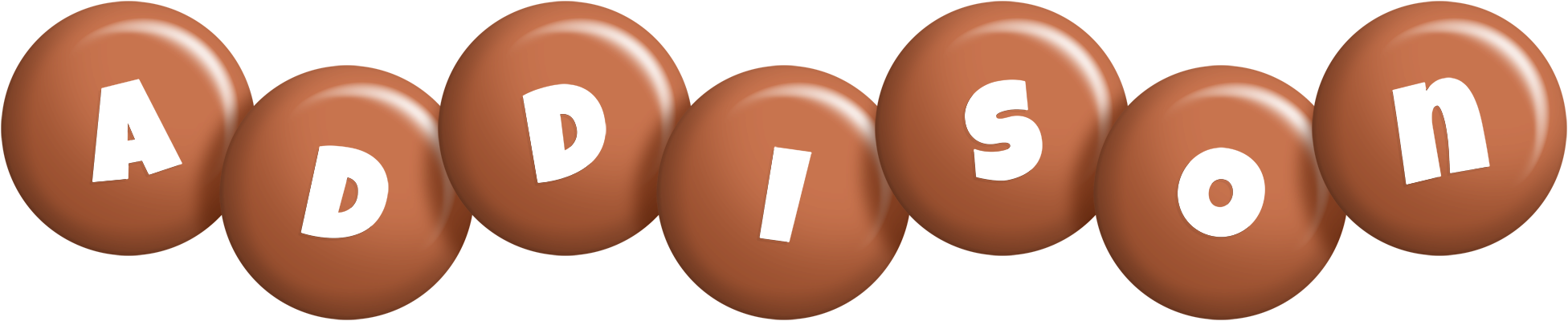 Addison candy-brown logo