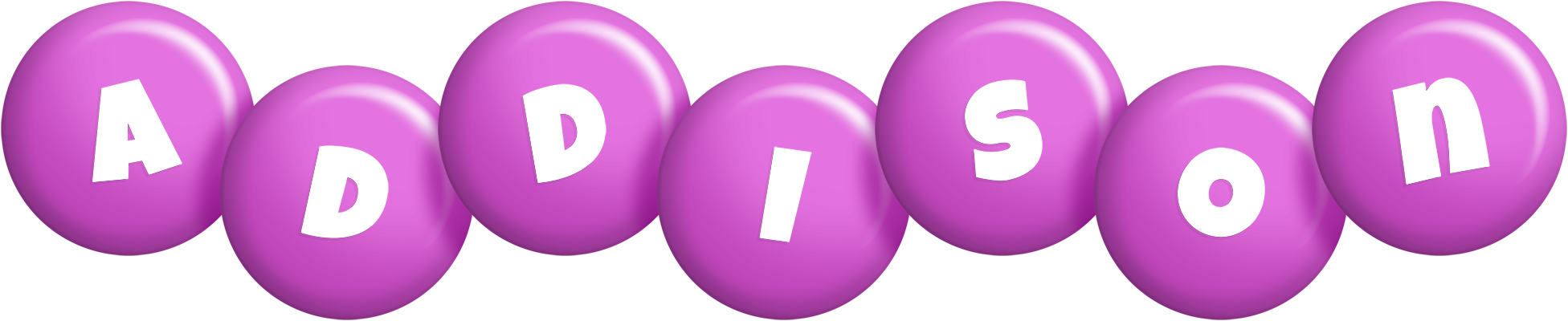 Addison candy-purple logo