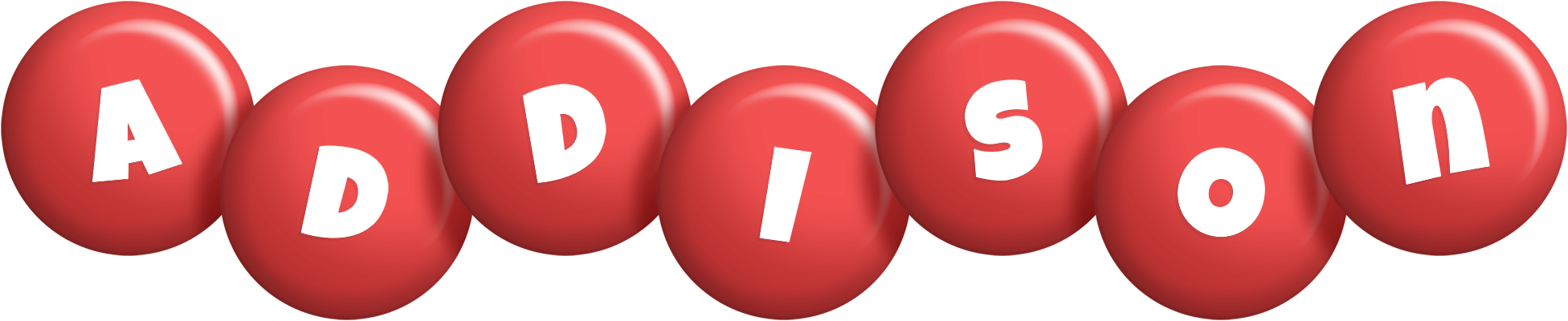 Addison candy-red logo