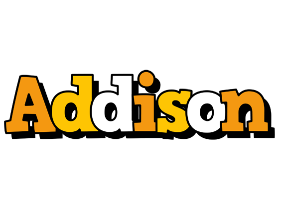 Addison cartoon logo