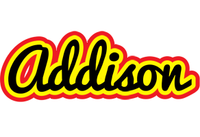 Addison flaming logo