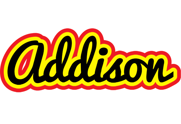 Addison flaming logo